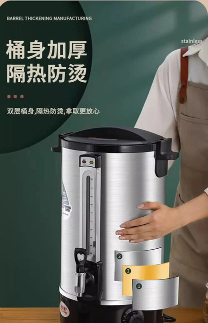 Commercial Precision Temperature Control Insulation Bucket, Stainless Steel Electric Water Bucket, Large Capacity