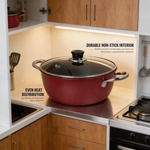 Soup pot non-stick household thickened double ear steamer stew pot dormitory cooking instant noodles cooking soup gas stove indu