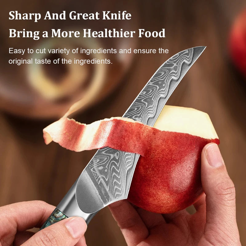 1-7 PCS Kitchen Chef Knife Set Super Sharp Japanese Damascus Steel knife Professional Meat knife Premium Kitchen cooking tools