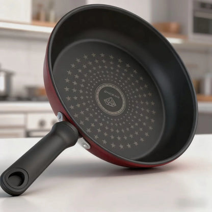 Pan non-stick pan universal induction cooker gas stove suitable for household fried eggs steak pancake pan small wok frying pan.