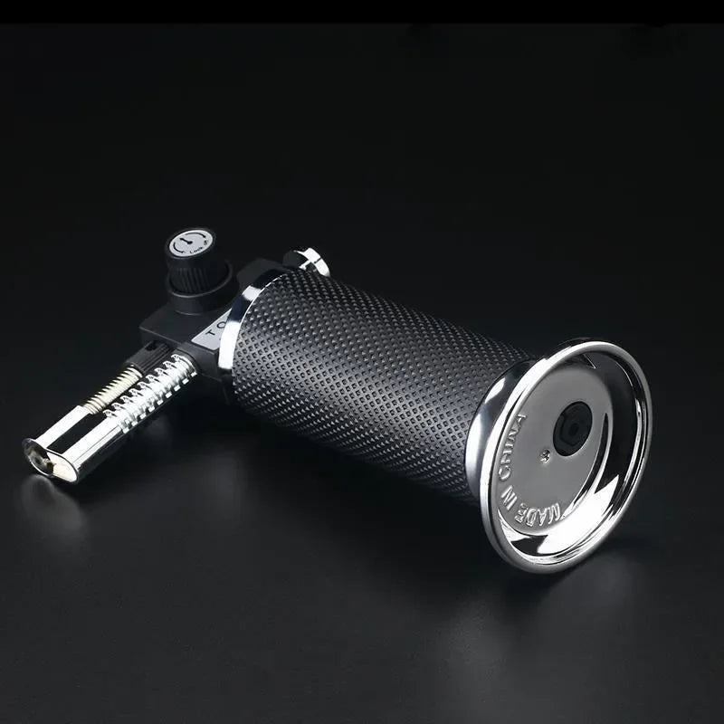 Gas Lighter Windproof BBQ Kitchen Cooking High Capacity Torch Turbine Lighter Spray Gun Jewelry Metal Welding Men's Gifts  Torch