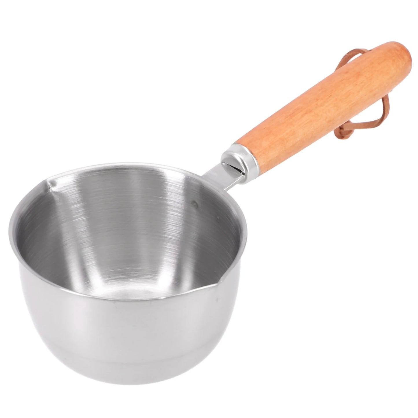 1pc 150/300/500ML Stainless Steel Mini Frying Pan Hot Oil Pan Hot Sauce Small Pot Cooking Butter Melting Pot Kitchen Supplies