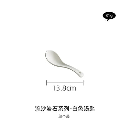 Black and white ceramic tableware, plates, plates, household eating bowls, soup bowls, high-end luxury Japanese tableware sets.