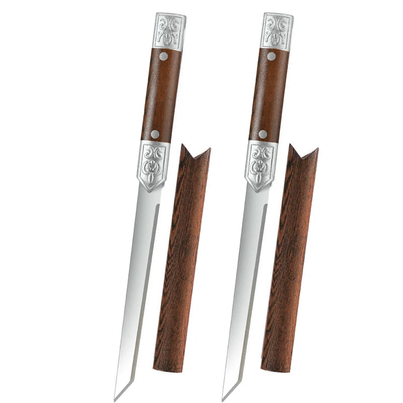1/2/3-piece kitchen knife set Japanese Kitchen Knife with Sheath Stainless Steel Chef Knife for Cooking Meat and Vegetables