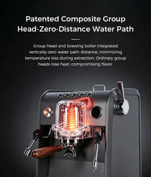 CAFOVO G3148E Commercial Espresso Machine Dual Boiler Rotary Pump TFT Pressure Profiling 9Bar PID Coffee Machine Café Barista