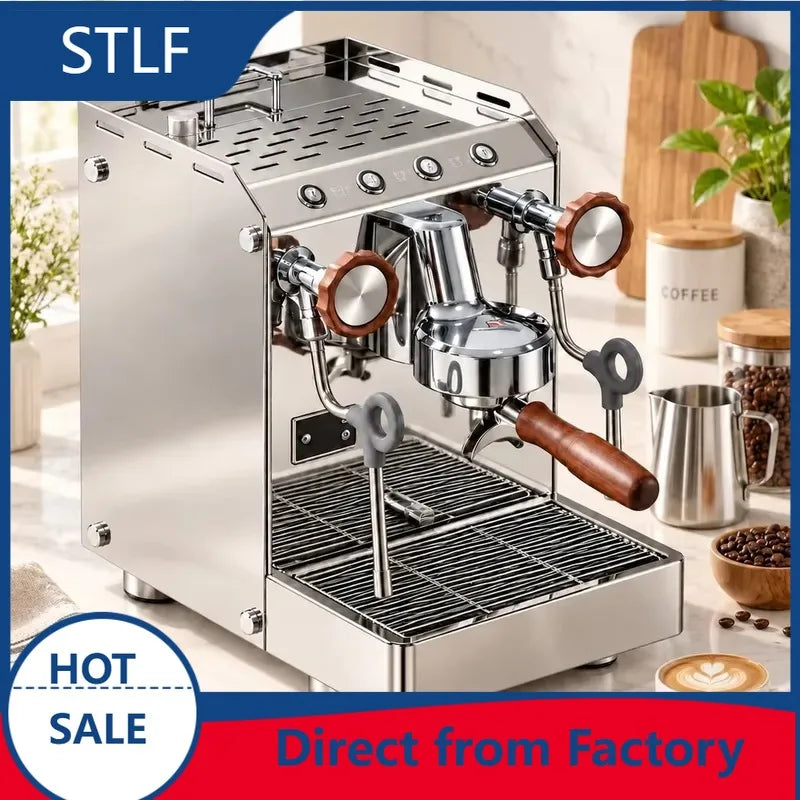 STLF  Hot Selling 58mm Home Espresso Maker, Triple Heating System, Dual Pumps, Home Coffee Maker with Cold Brew Mode