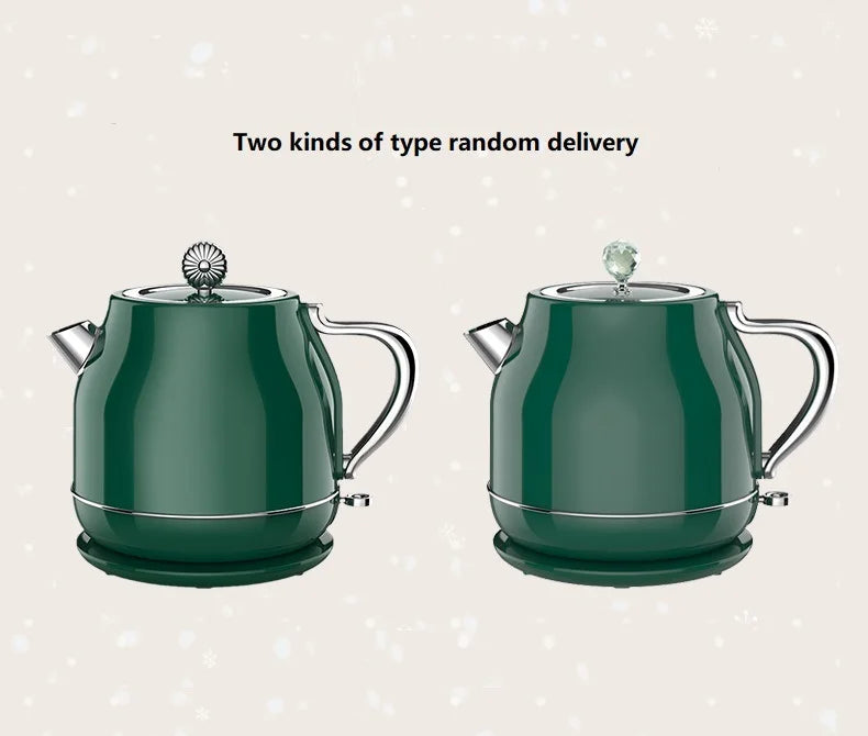 220V 1.5L Household Electric Kettle Water Boiling Cooking Pot Fast Heating Kettle With Stainless Steel Inner 3 Color Available