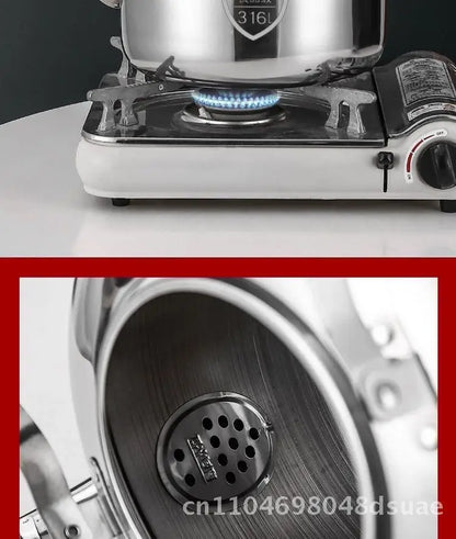 Stainless Steel Whistle Water Kettle Large Capacity 7.5L Insulated for Home Use Compatible with Gas And Induction Cookers Tea