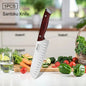 WXCOO 1-5pcs Professional Kitchen Knife Set Ultra Sharp Chef's Knife Meat Cleaver Fruit Slicing Stainless Steel Cutting Board