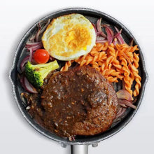 Portable Iron Omelette Pan Non-stick with Wooden Handle Wheat Stone Stockpot Noodle Pot Kitchen Supplies