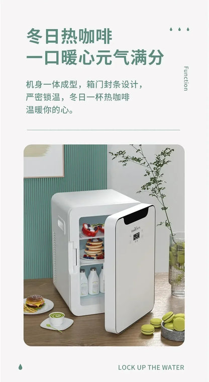 USB/220V Compact Refrigerator by Xinfei - Portable Mini Fridge for Office, Home and Car Use DB