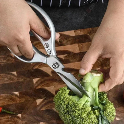 Kitchen Scissors Set Stainless Steel Chicken Bone Scissor Multifunctional Scissors Fish Scales Duck Meat Shear Cooking Tool
