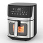 2026 New Model Multi-functional6L 8L Factory OEM Electric Digital air Fryer Household Food Processors, Stainless Steel air Fryer