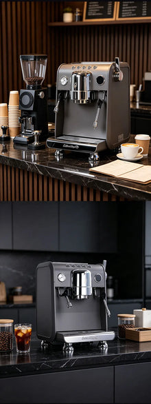 CAFOVO G3148E Commercial Espresso Machine Dual Boiler Rotary Pump TFT Pressure Profiling 9Bar PID Coffee Machine Café Barista