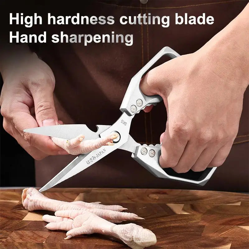 New Multi-functional Heavy-Duty Kitchen High-hardness High Sharp Scissors Stainless Steel Scissors For Cutting Chicken,Fish,Duck
