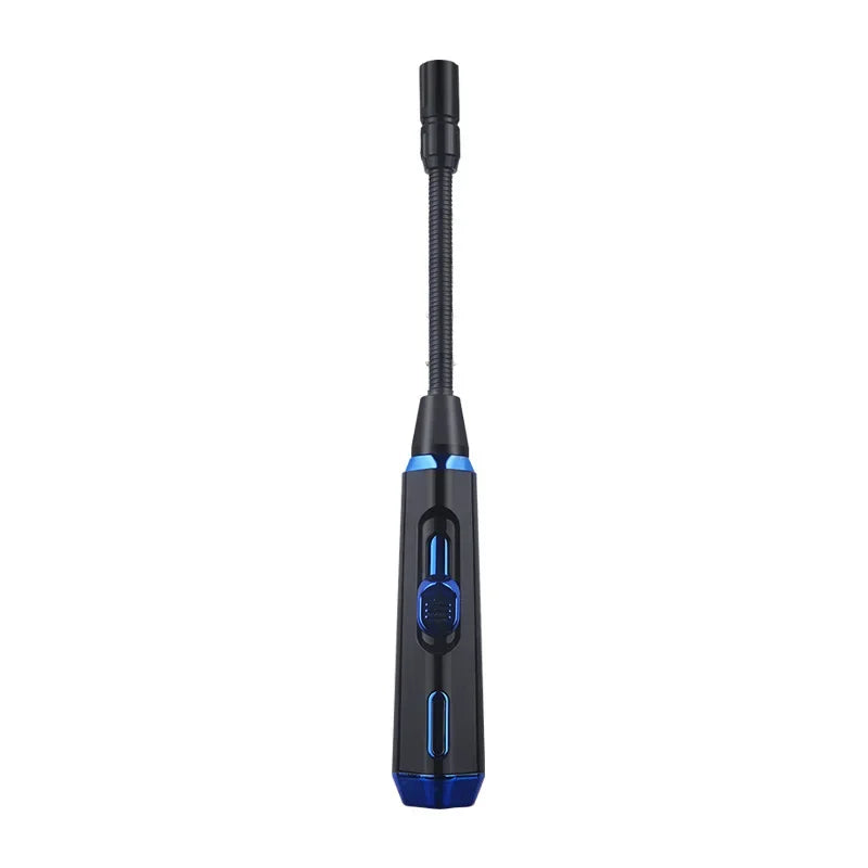 2025 Adjustable Bent Hose Butane Lighter, Windproof Rotary Nozzle, Suitable for Kitchen/barbecue/candle, Inflatable Gas Igniter