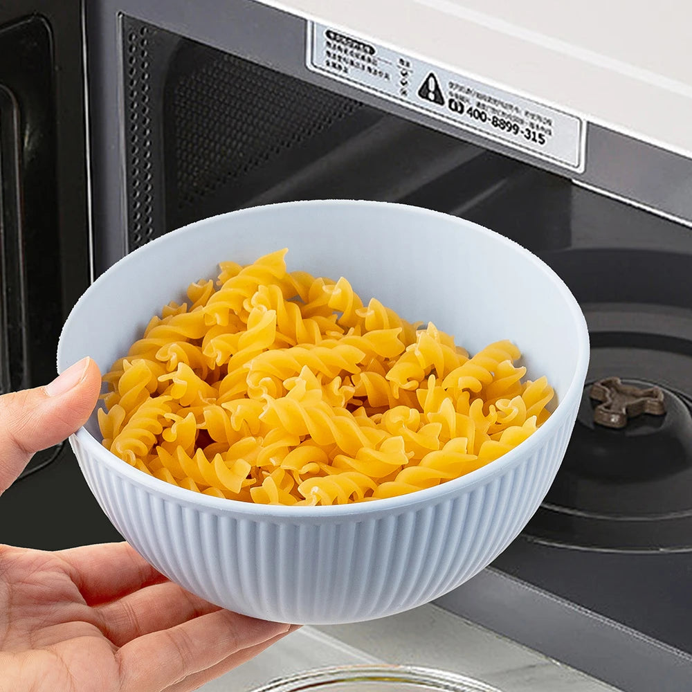 4/16Pcs Grey Straw Cutlery Set Dishes Bowls Disk Water Cup Tableware Plastic Unbreakable Polypropylene Kitchen Dinnerware