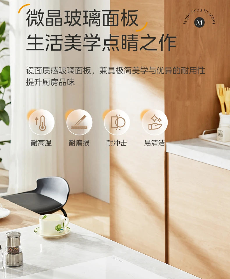 Household Dual - Burner Induction Cooktop, 3500W High Power Built in, Timing & Waterproof Multi - Functional Electric Stove