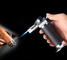 Gas Lighter Windproof BBQ Kitchen Cooking High Capacity Torch Turbine Lighter Spray Gun Jewelry Metal Welding Men's Gifts  Torch