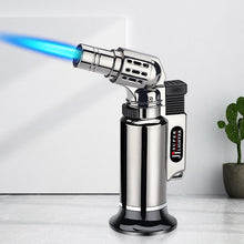 Butane Torch Gas Lighter Metal Windproof Portable Flamethrower Outdoor BBQ Cooking High Flame Welding Torch Ciagr Ignition Tool