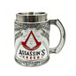 Assassins Creed Valhalla Viking Game Tankard Stainless Steel Liner Resin Coffee Mug Norse Warrior Stein Tankard for Gamer Gift