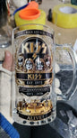 KISS 53rd Anniversary Commemorative Beer Mug Collectible Glass Tankard Barware Gift