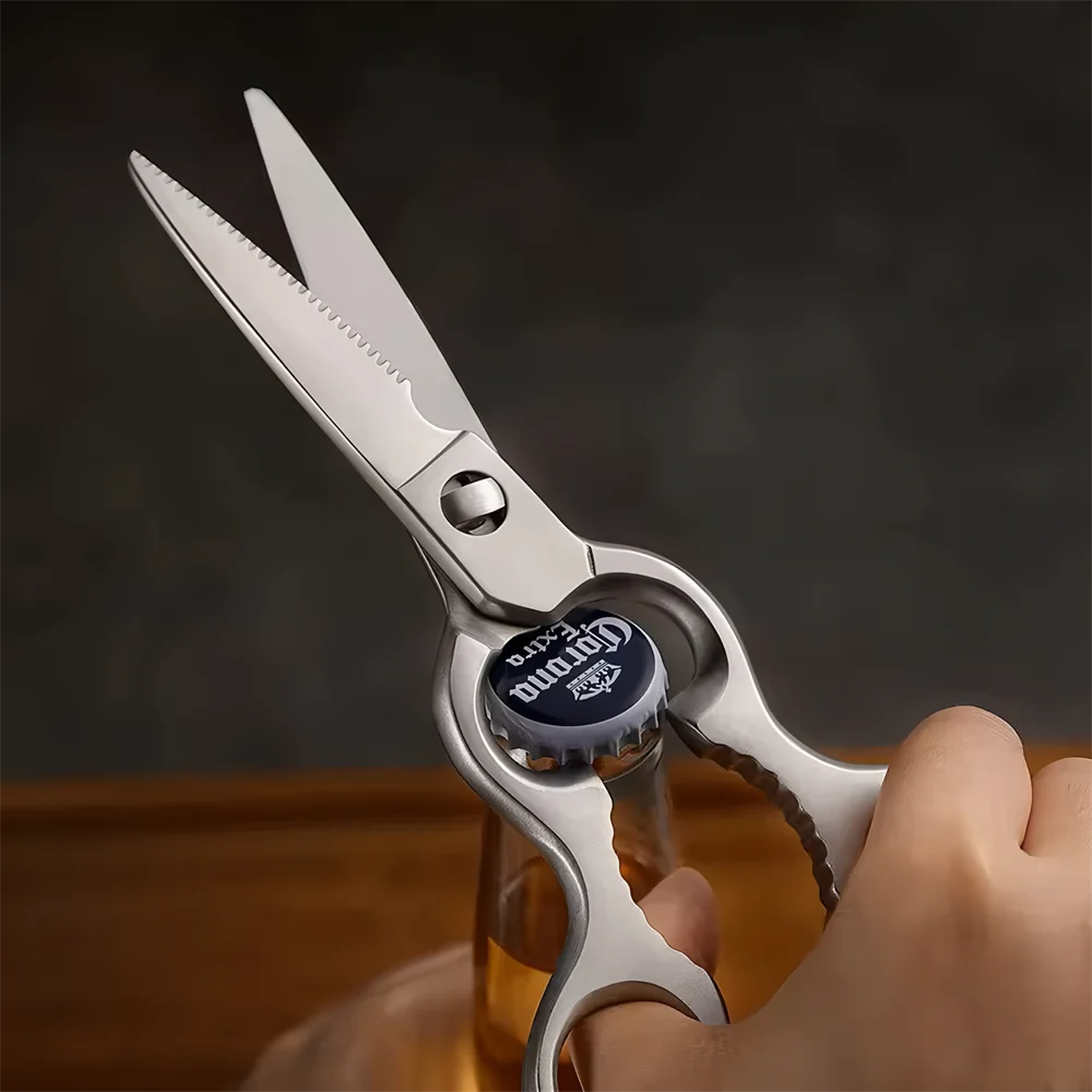 Multi-Functional Kitchen Scissors Chicken Bone Scissors Non-Slip Handle  Fish BBQ Scissors Cooking Scissors  Scissors Tools