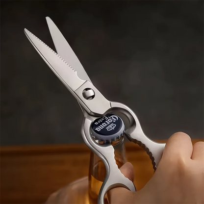 Multi-Functional Kitchen Scissors Chicken Bone Scissors Non-Slip Handle  Fish BBQ Scissors Cooking Scissors  Scissors Tools