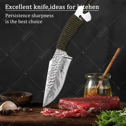 WXCOO Kitchen Boning Knife Butcher's Cutting Knife Slicing Meat Cleaver Full Tang Handmade Forged Knife Kitchen Accessories