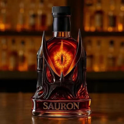 Fantasy Eye Whiskey Decanter Bottle – Gothic Style Glass Liquor Decanter for Bourbon Scotch, Unique Collectible Barware Gift