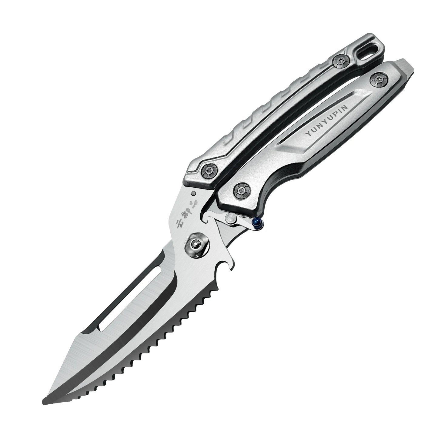 1 Pack Premium Heavy-Duty Multi-Function Kitchen Scissors - Ultra-Sharp 304 Stainless Steel Blades, Forged Construction, Right-H