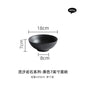 Black and white ceramic tableware, plates, plates, household eating bowls, soup bowls, high-end luxury Japanese tableware sets.