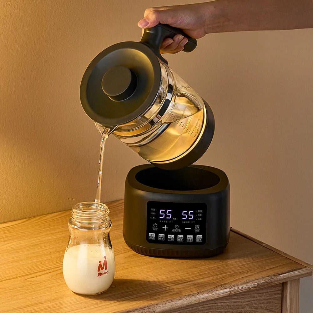 Full-Automatic Steam Tea Maker Modern Electric Wellness Teapot Intelligent Temperature Control Household Desktop Tea Brewer Set