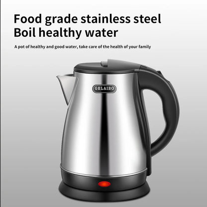 GELAIBO electric kettle, large-capacity 1.8-liter glass kettle, one-button boiling water, automatic shutdown, anti-dry function