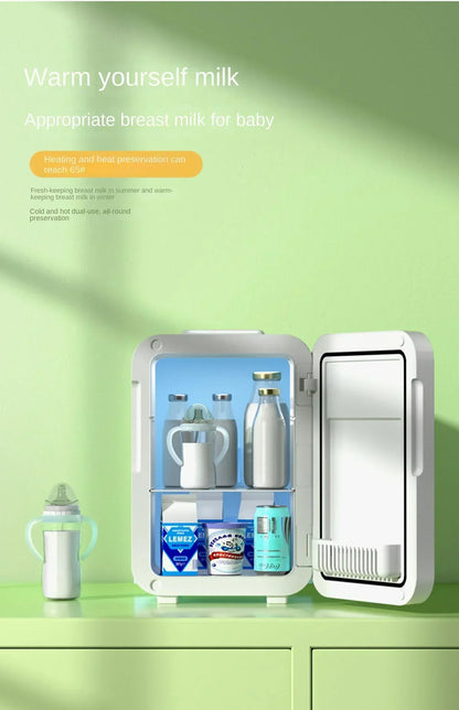 220V Mini Refrigerator Small Household Dormitory Car Mounted Refrigerator Mini Student Refrigeration Single Person Small  HCA1
