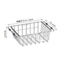 Stainless Steel Telescopic Sink Drain Rack Non-Slip Dish Drying Kitchen Bathroom Countertop Organizer Rack for Household Use