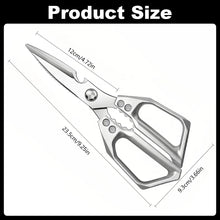 Stainless Steel Kitchen Shears Multifunctional Stainless Steel Kitchen Tools Cutting Vegetables Meat Fish Food Scissors