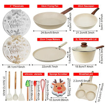 15/12/7pcs POTS And Pans Set, Non-stick Cookware Set, Induction Cookware Non-stick Cooking Set, Including Frying Pan, Pan, Steam