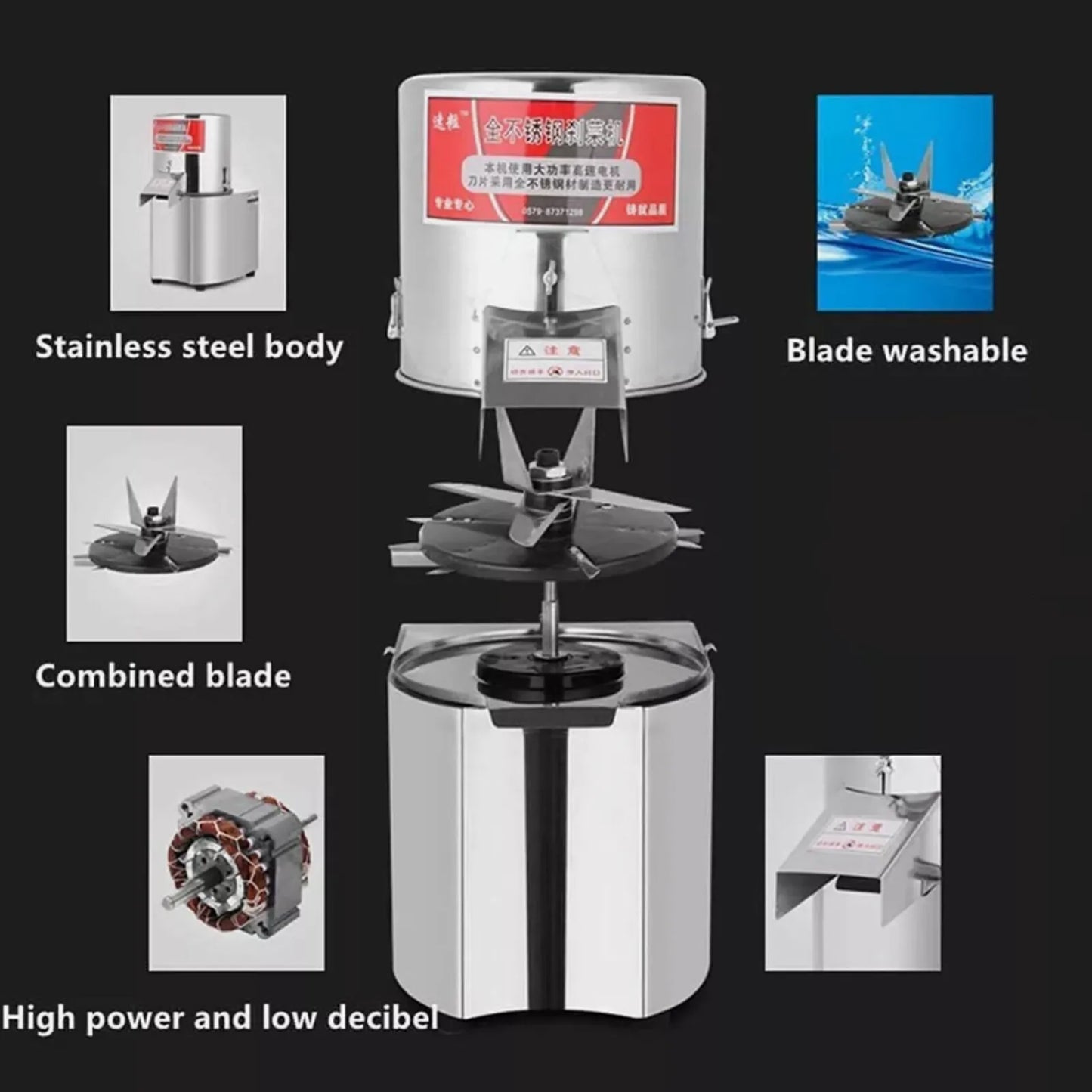 110V Vegetable Chopper Multifunctional Electric Cutting Machine Carrot Potato Cutter Slice Shred Diced Food Processor