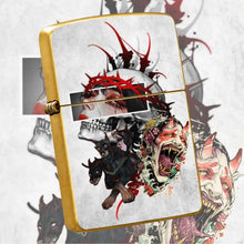 Trendy Dark Art Style Portable Accessory, Unique Piece Integrated Thorns Skull Cerberus Hannya Elements, Versatile For All Scenarios, Creative Gift Choice, Aesthetic Ornament For Daily Use Personal Display Art A Humorous And