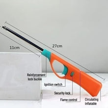The Latest Metal Ignition Gun Gas Stove Tool Lighter Open Flame Stick Kitchen Natural Gas Outdoor Barbecue Cigarette Lighter