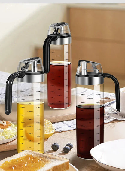 2PCS Oil Dispenser Sauce Bottle Glass Storage Bottles Spice Glass Oil Spray Vinegar Cooking Seasoning Bottle  Kitchen Tools
