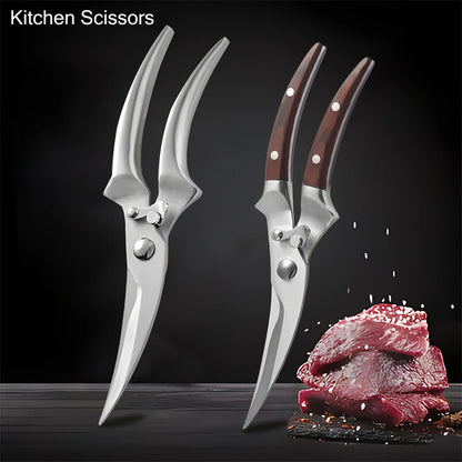 1PC，Chicken Bone Kitchen Scissors Kitchen Duck Fish Cutter Stainless Steel Cooking Scissors Meat Scissors Kitchen Accessories