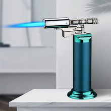 Spray Gun Inflatable Lighter Strong Blue Flame Adjustable Flame Size 360° Inverted Use Outdoor Home Use Gadgets