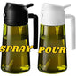 Oil Bottle Oil Spray for Cooking Household Kitchen Spray Olive Oil Barbecue Fat Control Food Grade Spray Pot Kitchen Gadgets
