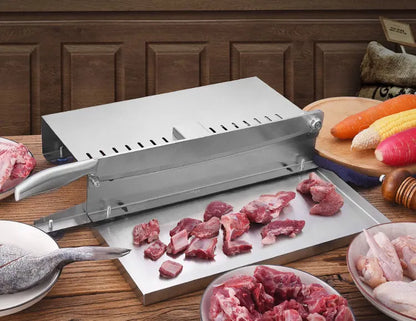 Commercial Frozen Meat Slicer Bone Cutting Tool Stainless Steel Minced Lamb Bone Meat Cutter Chicken Duck Fish Cutting
