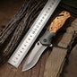 Household sharp multifunctional folding knife EDC pocket knife, suitable for outdoor camping and fishing emergency rescue knife