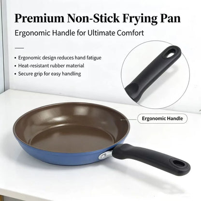9.45 Inch Non-Stick Frying Pan, 24cm Kitchen Skillet for Steak, Eggs and Pancakes, Compatible with Induction & Gas Stove