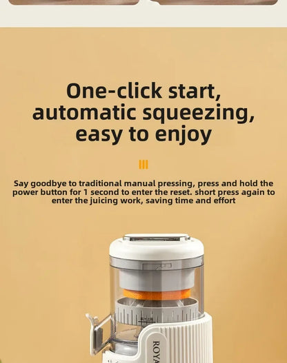 Large-Diameter Orange Juicer Juice And Pulp Separator Home Tea Shop Vegetable Fruit Juicing Machine for Kitchen Use