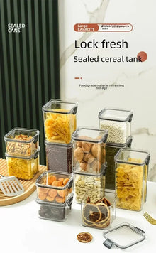1PC Grain Sealed Jar Coarse Cereals Storage Box Waterproof Refrigerator Fresh-keeping Box Large Capacity Kitchen Organizer Case